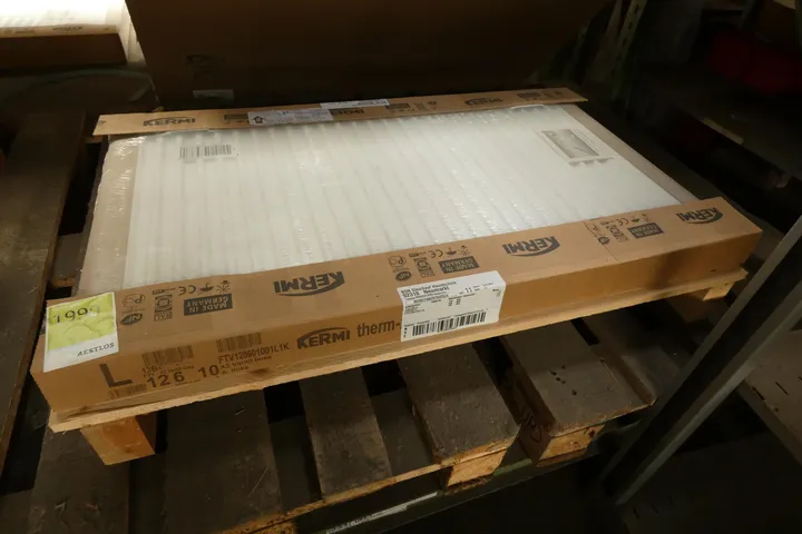 Kermi - Heizk. Therm X2 Profil-V Typ 12, BH 600, BL 1000 mm, weiß, AG links